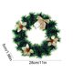thumbnail image 3 of Artificial Winter Wreath Christmas Wreath Artificial Hanging Wreath Suitable For Front Door Fireplace Stair Railing Christmas Party Decoration, 3 of 6