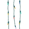 thumbnail image 4 of Novelty Lights LED Icicle Lights Multicolor, 15 Feet 150 LED M5 Bulbs on 30 Drops with 6 Inch Spacing, 12-32" Drops, Commercial Grade Green Wire, Flicker Free and Energy Efficient, Connectable, 4 of 7