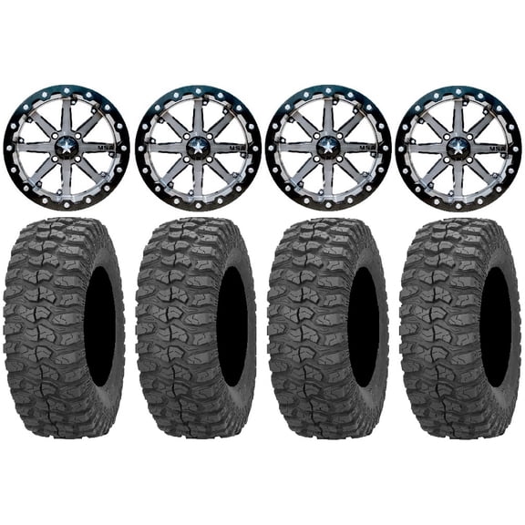 MSA Lok 14" UTV Wheels 30" Rock-A-Billy Tires Polaris RZR XP 1000 / PRO XP / Ranger XP 900/1000
