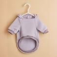 thumbnail image 7 of NovaStitch Dog Sweaters Dog Hoodie Solid Soft Brushed Coat Winter Fleece Clothes Sweatshirt for Small and Medium Dogs Light Purple L, 7 of 7