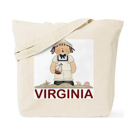 CafePress - Virginia Sailor Tote Bag - Unisex Canvas Tote Bag, Beige, 1-Piece