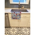 thumbnail image 2 of Carolines Treasures BB3954KTWL Staffordshire Bull Terrier Dog House Collection Kitchen Towel 15 X 28" multicolor, 2 of 4