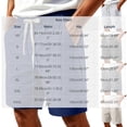 thumbnail image 2 of Guluxicc Men's Athletic Shorts with Pockets Elastic Waist Drawstring Quick Dry Gym Running Shorts for Everyday Wear Summer Casual Outfits, 2 of 8