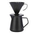 thumbnail image 1 of Stainless Steel 600ML Pour Over Dripper Home Filter Coffee Maker Pot Set Silver, 1 of 1