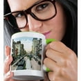 thumbnail image 2 of 3dRose, Canal Street New Orleans, Louisiana, Antique Cars, Cable Car, 11oz Two-Tone Green Mug, 2 of 7