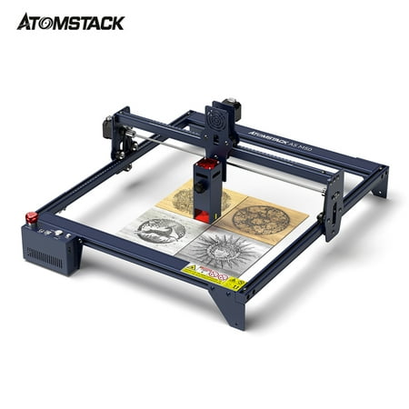 

ATOMSTACK A5 M50 Desktop 40W Engraver DIY CNC Engraving Cutting Machine for Mirror Stainless Steel Wood Metal Acrylic Leather Engraving