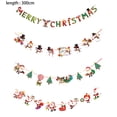 thumbnail image 2 of Banner de Navidad Santa Banner Bunting Decoración de dibujos animados para Navidad Fiesta de Año Nuevo Decoración de bricolaje Zhivalor CPB-SSW260-1, 2 of 5