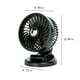 thumbnail image 3 of Ventilador, ventilador de techo, ventilador de escritorio, ventilador portátil para automóvil, ventilador de circulación de enfriamiento USB/12/24 V con ventilador de vehículo automotriz ajustable de, 3 of 8