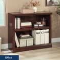 thumbnail image 3 of Sauder 2-Shelf Bookcase, Select Cherry Finish, 3 of 12