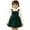 Green-a, variant on Christmas Toddler Baby Girl Outfits Long Sleeve Ribbed T-Shirt Bow Overall Dresses Suspender Skirt Set Fall Winter Clothes Toddler Holiday Party Wear