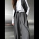 thumbnail image 4 of Pantalones de Trabajo para Mujer, de Pierna , de Vestir, de Cintura Alta, Informales, para Oficina y Negocios Gris M, 4 of 9