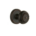 thumbnail image 5 of Grandeur Geopar_Psg_234 Georgetown Solid Brass Rose Passage Knob Set - Nickel, 5 of 7