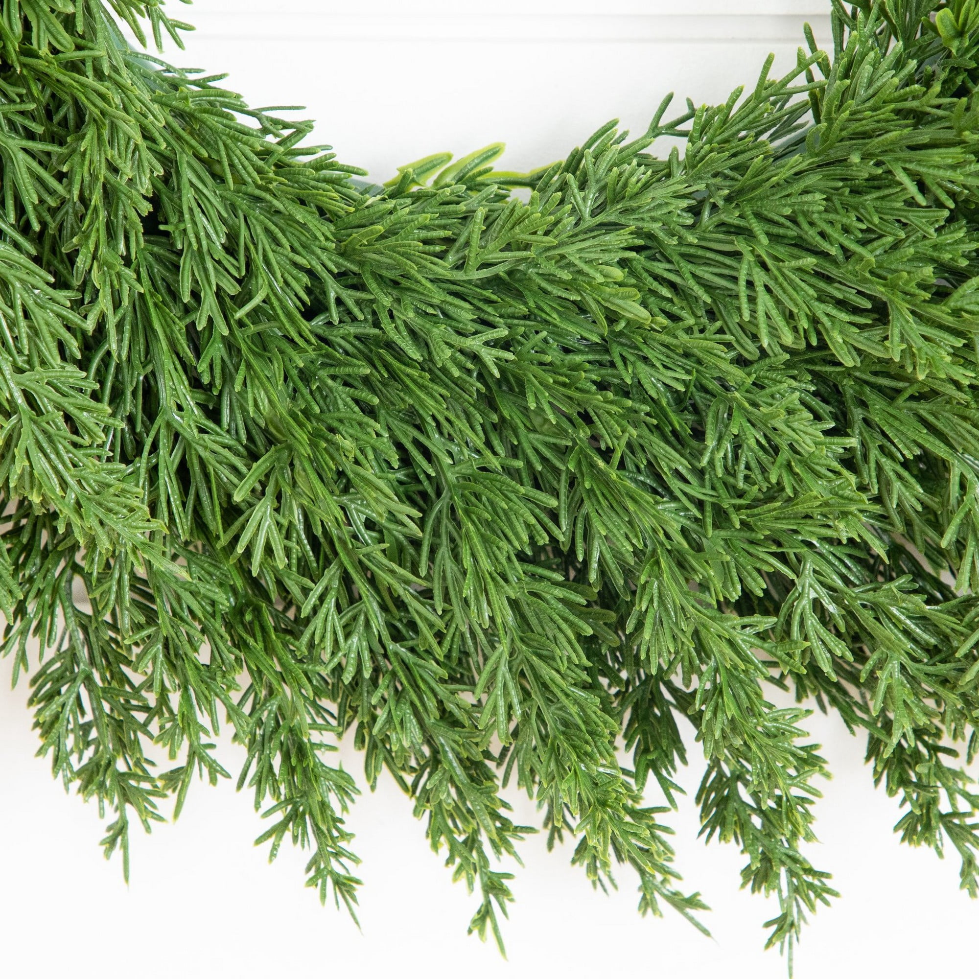18in. Artificial Real Touch Cedar Wreath
