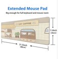 thumbnail image 6 of Large Gaming Mouse Pad with Seam Edge, Anti-Slip Extended Mouse Pad with Micro-Weave Cloth Surface,Waterproof Keyboard Pad, Desk Pad for Gamer Office Home XL 31.5" x 11.8" Japanese Street, 6 of 6