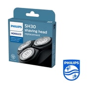 (2 pack) Philips Norelco Shaving Heads For Shaver Series 3000, 2000, 1000 and Click & Style, SH30/52