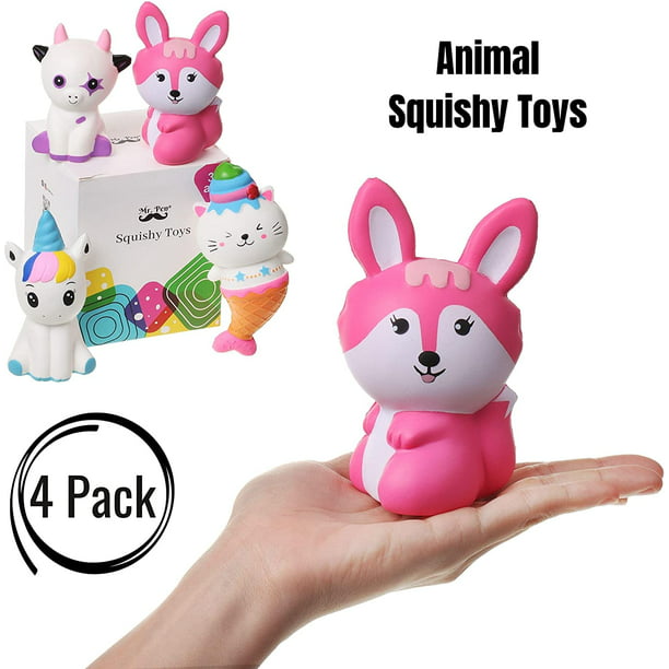 Mr. Pen- Jumbo Squishies Slow Rising, 4 Pack, Pack, Squishy Animals, Squeeze Toys for Kids, Squish Toy, Squishy Fidget, Cute Squishies, Squishies Jumbo, Big Squishy - Walmart.com