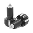 thumbnail image 3 of Unique Bargains Motorcycle Black Silver Tone Brake Clutch Handle Bar Grip End Plug Cap 2 Pcs, 3 of 3