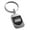 Silver, variant on Stainless Steel Crown Royal Coat of Arms Shield Engraved Small Rectangle Dog Tag Charm Keychain Keyring