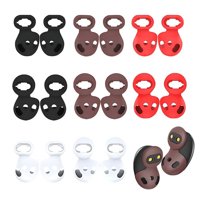 QualitChoice 8pieces Comfortable To Wear Silicon Cover For Buds Live High Resilience 1Set