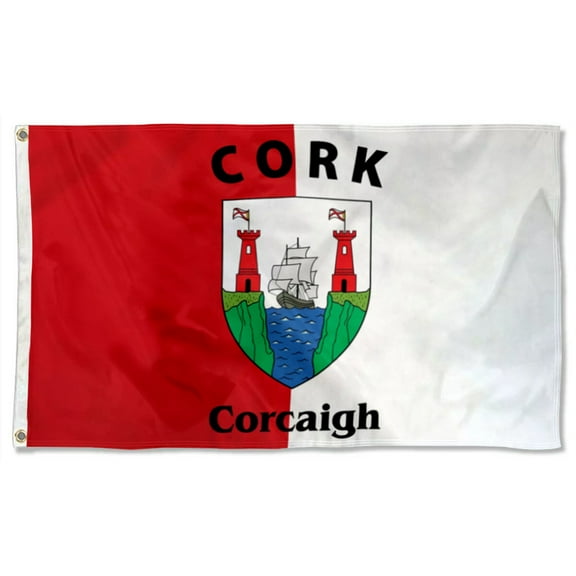 CORK IRELAND COUNTY Flags Polyester 3x5 FT banner