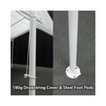 thumbnail image 6 of King Canopy Hercules 10' x 20', 2-Inch Steel Frame, 8-Leg, Carport, Tan, 6 of 6
