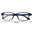 thumbnail image 5 of NIBOLOG Blue Light Blocking Glasses Unisex Retro Small Frame Clear View Strong Hinge Eye Clear Bluelight Glasses Spectacles Office Use Eyewear, 5 of 7