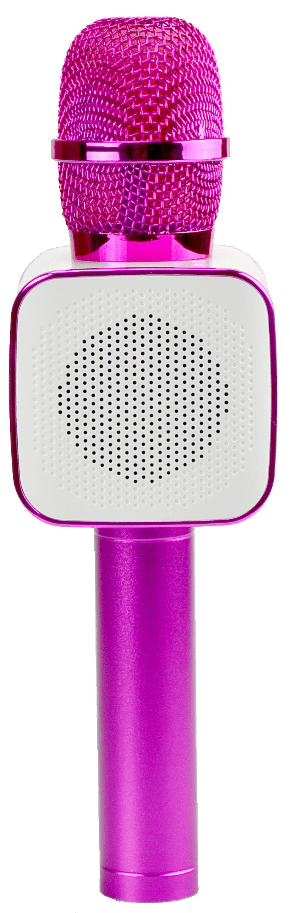 Pink Sing A Long Pro 3 Karaoke Bluetooth Microphone-(SA3-Pink)