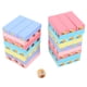 thumbnail image 3 of Bloques de construcción de juguete, 51 piezas de bloques de construcción de madera de colores para niños, bloques de construcción de madera, instalación sin esfuerzo, 3 of 9