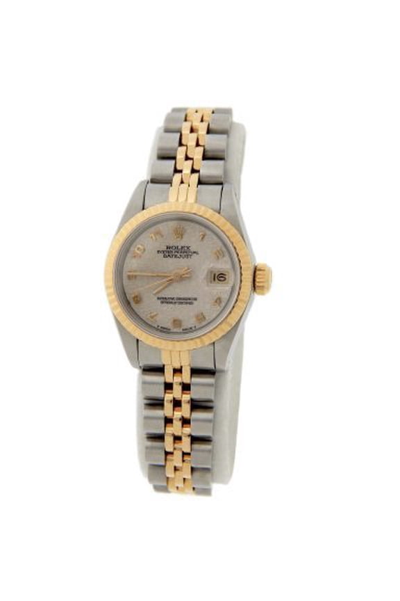 Pre-Owned Ladies Rolex Two-Tone 18K/SS Datejust 69173 Ivory Arabic