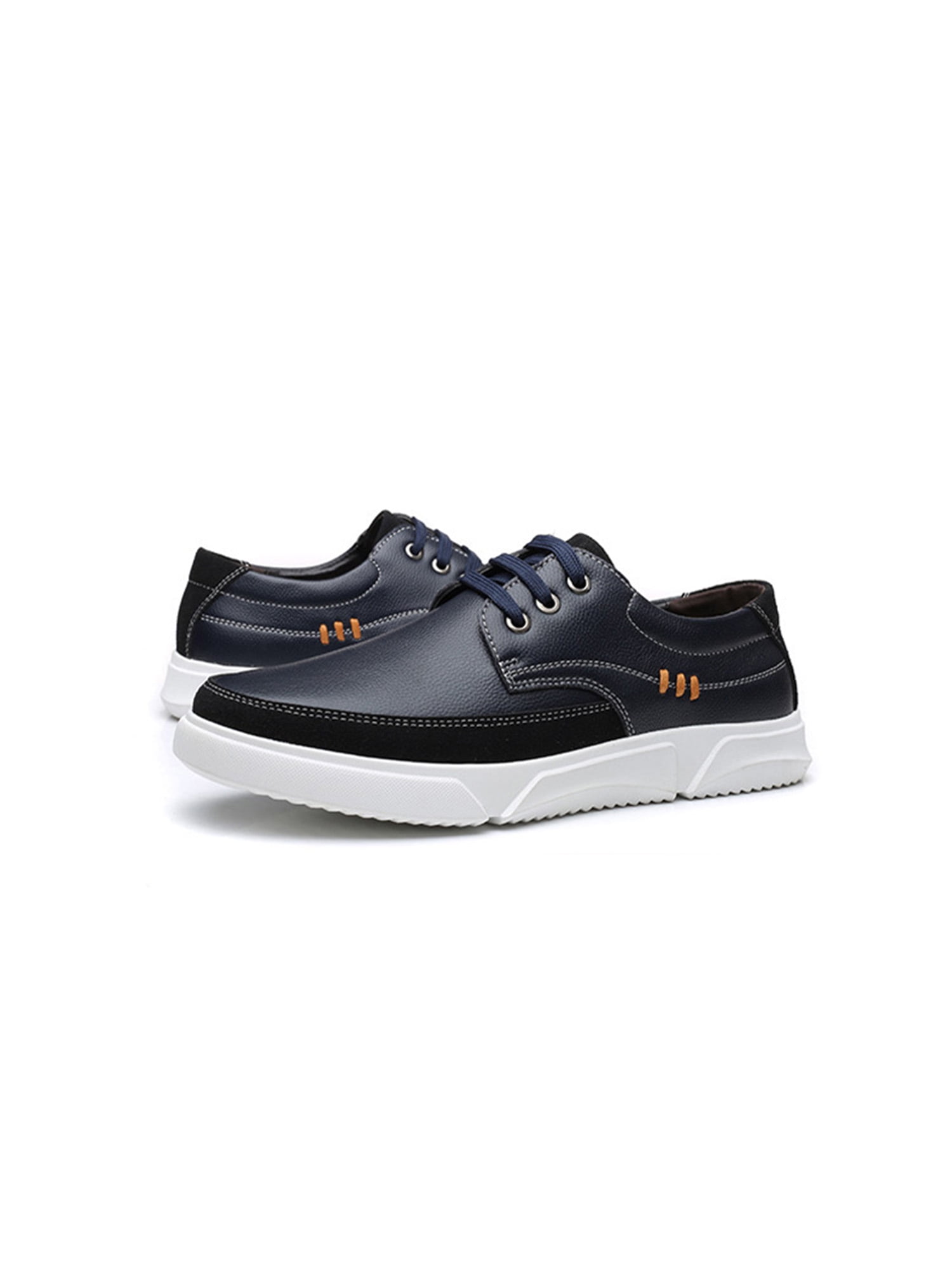 LUXUR Mens Lace up Boat Deck Shoes Leather Moccasin Designer Loafer Driving  - Walmart.com