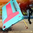 thumbnail image 5 of elitegadget Hybrid Case for Amazon Fire Max 11 (13th Generation, 2023 Released) - Heavy Duty Protective Cover Case with Kickstand + 1 Screen Protector and 1 Random Stylus (Teal/Pink), 5 of 5