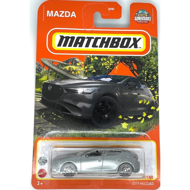 Auto de Juguete Hot Wheels Mazda 3 2019-2022 Plateado