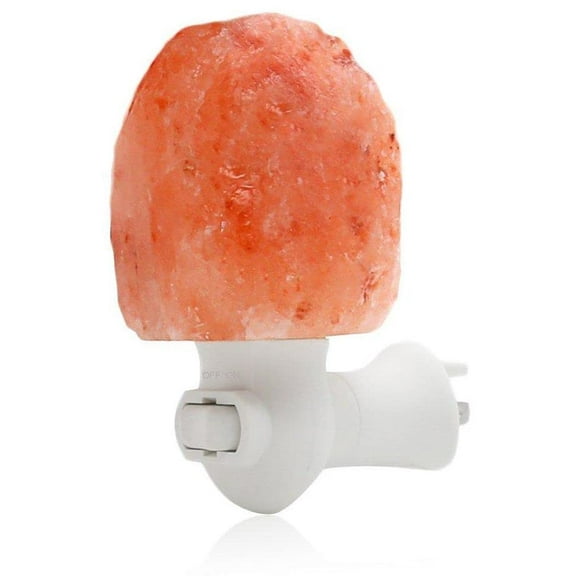 Feel Good Light CO. - Night Light, Himalayan Salt Wall Plug - Natural Rock Shapped - Mini-Lamp, Crystal Himalayan Salt Lamp Night Light; Salt Lamps used for decoration mood lighting