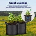 thumbnail image 6 of iPower 12-Pack 3 Gallon Plant Grow Bags Heavy Duty Durable Pots Thickened Nonwoven Aeration Fabric Container, Strap Handles for Garden, Black, 6 of 7