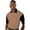 Tan, variant on BlueGeneration Mens Il-50 Color Block Polo - Black 4 Extra Large Solid