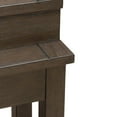 thumbnail image 3 of Liberty Furniture 4 Piece Set - Console Bar Table, 3 Stools - Satin Espresso, 3 of 9