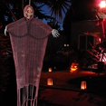 thumbnail image 5 of Halloween Decortion Horror Gauze Skull Head Hanging Ornaments Photo Props Kids Cosplay Party Halloween Bar Outdoor Ghost Decor Afortunado Sencillez, 5 of 5