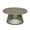 Gray, variant on GZXS Acacia Wood Coffee Table in Light Teak, 31.5-Inch Round Patio Table with Pedestal Base, Outdoor/Indoor Use, Easy to Assemble