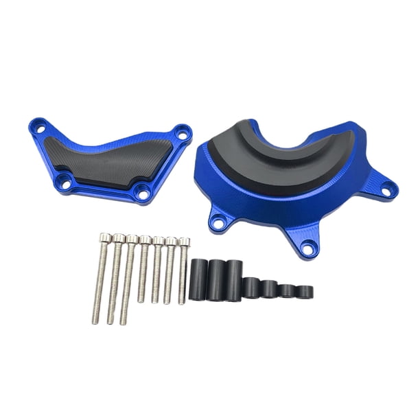 Cubierta de protección deslizante de protección de motor de motocicleta de aleación para R6 2019-2021 accesorios de piezas de repuesto Azul