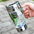 thumbnail image 2 of Auto Self Stirring Mug Battery Operate Travel Self Stainless Steel for Kitchen Hiking with handle, 2 of 8