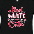 thumbnail image 4 of Inktastic 4th of July Red White and Cute with Arrow and Stars Boys or Girls Toddler T-Shirt, 4 of 5