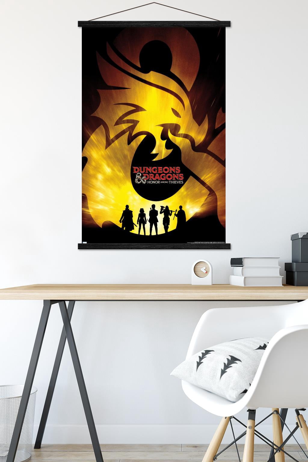 Dungeons & Dragons: Honor Among Thieves - Teaser One Sheet Wall Poster with Magnetic Frame, 22.375" x 34"