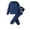 Blue, variant on Tween Teen Girls Trendy Preppy Clothes, Spring Summer Outfits Long Sleeve Crop Top and Cargo Pants Clothing Set