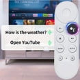 thumbnail image 3 of Voice Remote for Google Chromecast 4K Snow - Easy Control of Your Streaming Media Player (Remote Control Only) (white), 3 of 6