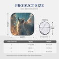 thumbnail image 2 of KLL Starry Sky Cloud Wolf Windshield Sun Shade 2-Piece Foldable Car Front Window Sunshade for Most Sedans SUV Truck- Large, 2 of 5