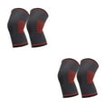 thumbnail image 3 of Transemion 2pièces Genou Réglable Soutien Compression Manches Léger et Durable Antidérapant Genou Pad Rouge XL 2Set, 3 of 6
