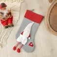 thumbnail image 4 of Xuniizn Christmas Stockings Bulk, Assorted Festive Xmas Stockings for Fireplace Mantel Decor, Traditional Holiday Ornaments, Christmas Decorations for Home, Cloth, Gray, 4 of 4