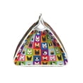 thumbnail image 3 of Lsque Colorful Bulldog Printed Long Tissue Box Cover Holder, Facial Paper Organizer Dispenser,Triangle with Bottom Belt, PVC Leather Decorative Organizer, 3 of 9