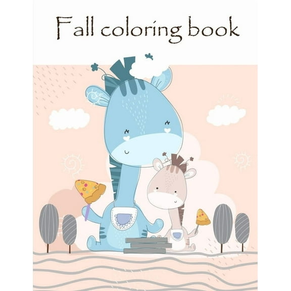 Art Hobbies: Fall coloring book : Super Cute Kawaii Animals Coloring Pages (Series #1) (Paperback)