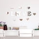 thumbnail image 3 of Ounissouiy Paquete de 12, un juego, diseño de letras de amor, superficie de espejo, reloj de pared, pegatinas de pared, superficie lisa Flexible, Decoración del hogar, 3 of 6